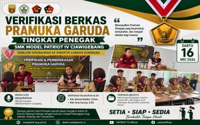 Verifikasi Berkas Jadi Tahap Awal Seleksi Pramuka Garuda di SMK Model Patriot IV Ciawigebang