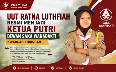 Uut Ratna Luthfiah Resmi Emban Amanah di Saka Wanabakti Kuningan