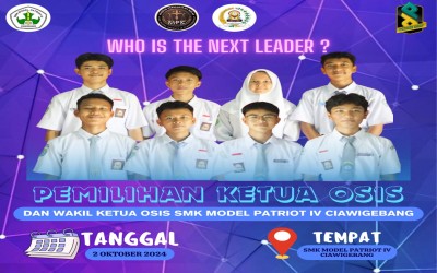 Paslon Ketua dan Wakil Ketua OSIS Tahun 2024/2025