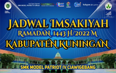 Jadwal Imsakiyah Dan Buka Puasa Ramadan 1443 H/2022 M untuk Wilayah Kabupaten Kuningan dan Sekiatarnya