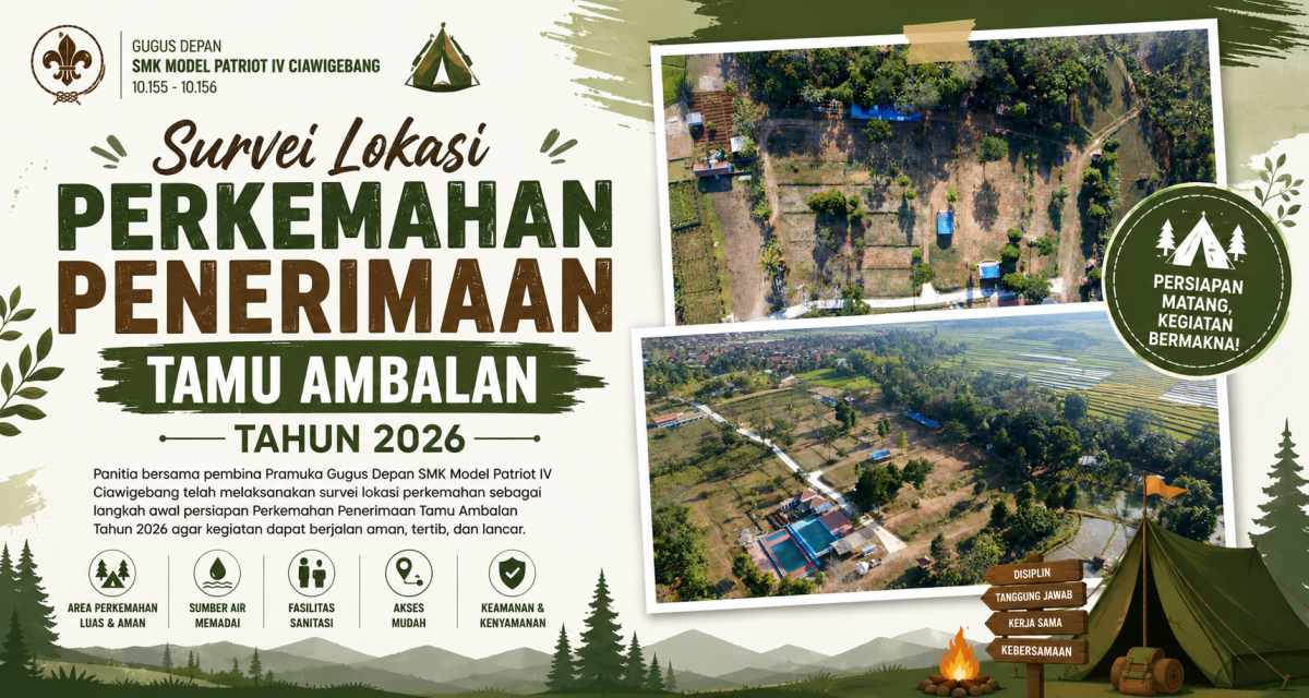 Perkemahan Penerimaan Tamu Ambalan Tahun 2026 Segera Digelar, Panitia Lakukan Survei Lokasi